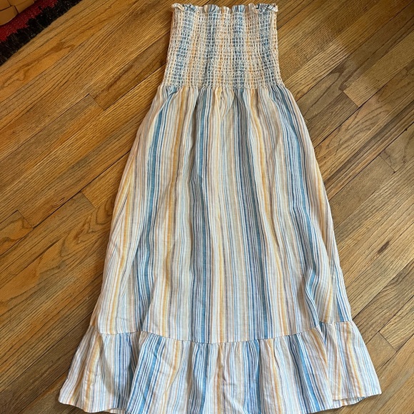 Reformation Marbella Strapless Dress - Sz M - Picture 2 of 6